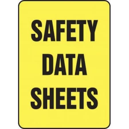 Accuform SAFETY SIGN SAFETY DATA SHEETS 14 in  X MCHM517XL